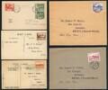 Jersey ½ - 3 P. 'Ansichten' kompletter Satz auf 5 Ersttagsbelegen -