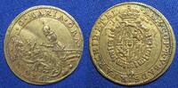 Bayern Kurfürstentum Dukat 1642 Kurfürst Maximilian I. (1598-1651) seltene Variante mit beidseit. Innenkreisen! ss/vz