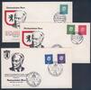 Berlin 7-70 Pf. 1959 182-86 'Heuss III Medaillon' auf 3 Ersttagsbriefen ... 25,00 EUR  zzgl. 4,00 EUR Versand