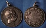 Bayern Albert von G.G. (1873-1902) tragbare Verdienstmedaille 'Dem besten Schützen' -