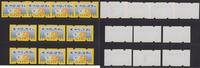Bundesrepublik 0,01-3,68 € ATM Postemblem, Versandstellensatz 1 Sielaff mit Posthorn -