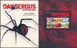 Australien 3,50 Dollar 2006 'Gefährliche Australische Tiere' im Block mi... 25,00 EUR  zzgl. 4,00 EUR Versand