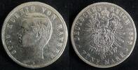 Deutsches Reich Bayern 5 Mark Drei-Kaiser-Jahr 'Otto' (1886-1913), kleiner Reichsadler -