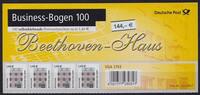 Bundesrepublik 4x 1,44 € 'Beethoven-Haus' Businessbogen-Deckblatt -