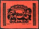 Deutsches Reich 100 Goldmark Bielefeld - Seidenschein einseitig bedruckt -