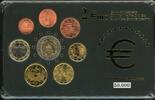 Vatikan 2 Euro + 1,88 '75 Jahre Staat der Vatikanstadt' im Epalux-Gedenkmünzensatz mit Italien -