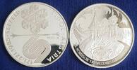 Österreich Silber-Medaille auf die '35. Nordische Ski-WM' in Seefeld (Tirol) im Klappetui -