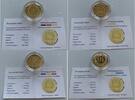 Monaco / Vatikan / SanMarino / Andorra / BRD 2015 30 Jahre Europaflagge 5 Medaillen in Gold in geringer Auflage von nur 500 Sets PP