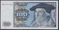Deutschland 100 DM 'Sebastian Münster' Serie NH/M OHNE Copyright-Vermerk! -