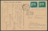 2x 8 Pf 1928 Deutsches Reich - Weimar seltener Sonderstempel zur Int. Presseausstellung  PRESSA  in Köln Brief/SST