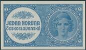 CSSR 1 Kor. Pi. 58a 'Jedna Koruna' -