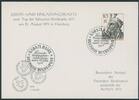 Deutschland 10 Pfg früher Ausstellungsbeleg zur NABA in Basel mit Berlinmarke und Cachet-SST -