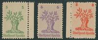 Deutschland Lokalausgaben 5-8 Pfg. APOLDA (Thür.), kompl. Satz 3 Werte in Type II -