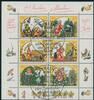 DDR 135 Pfg. 'Puschkin-Märchen'-Kleinbogen mit 2 nichtdurchgezähnten Rändern -