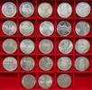 Bundesrepublik Deutschland 23x 5 DM 1966/79 Komplettsatz 23 St&uuml;ck von Le... 310,00 EUR kostenloser Versand