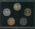 San Marino 5x 2 Euro 'Regierungspalast' im 'Precious Metal Set' -