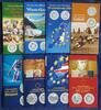 Österreich 8x 5 Euro 'Tiergarten Schönbrunn' bis 'W.A.Mozart' je im Folder -