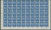 DDR 50x 12-30 Pfg 1949 'Postgewerkschaft' kompl. Original-Halbbogensatz ... 430,00 EUR kostenloser Versand
