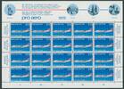 20x 2+1 sFr 1972 Schweiz  1947-72 25 Jahre Nordatlantik-Luftverkehr  kompletter Bogen ** postfrisch