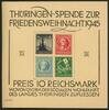 Sowjetische Besatzungszone 10 RM 1945 Th&uuml;ringen 'Gro&szlig;er Weihnachtsblock'... 530,00 EUR kostenloser Versand