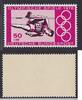 Bundesrepublik Deutschland 50 Pf. 887 I - Olympische Spiele, Hochspringer mit Plattenfehler 'roter Fleck am Bein' -