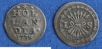Netherlands 1 Stuiver Hollandia - Bezemstuiver -