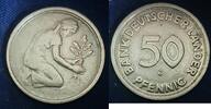 Bundesrepublik Deutschland 50 Pfg 1949 J Fehlpr&auml;gung ohne Jahreszahl! ss 27,00 EUR  zzgl. 4,00 EUR Versand