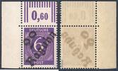 SBZ-Bezirkshandstempel 6 Pfg. Bezirk 2° 6 Pfg Ziffer Bogenecke mit Aufdr. 'Raguhn' -