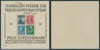 Sowjetische Besatzungszone 10 RM 1945 Th&uuml;ringen 'Gro&szlig;er Weihnachtsblock'... 690,00 EUR kostenloser Versand