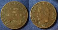 Frankreich 5 Cent. 1853 'Visite de Napol&eacute;on III &agrave; la Bourse' s 15,00 EUR  zzgl. 4,00 EUR Versand