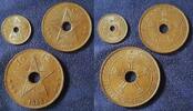 Belgisch Kongo 1, 5, 10 centimes 1888 Congo Free State Leopold II. (1865... 150,00 EUR  zzgl. 4,00 EUR Versand