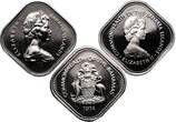 Bahamas 15 Cents 1969, 1971, 1974 PP