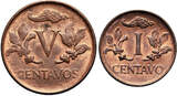 Colombia 1, 5 Centavos 1970 fast St