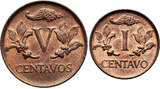 Colombia 1, 5 Centavos 1967 fast St