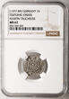 Teutonic Order / Deutscher Orden Schilling ND (1477-1489) Martin I Truchsess NGC MS 62