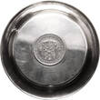 Netherlands, Wilhelmina Silver bowl / saucer with 1 Gulden coin 1943, 28 mm, weight approx. 10 g. .720, bowl diameter 88 mm, total vz