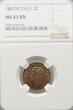 Italy 2 Centesimi 1867 M Vittorio Emanuele II 1861-1878 NGC MS 63 BN