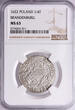 HERZOGTUM PREUSSEN Ort (1/4 Taler) 1622 KURFÜRST GEORG WILHELM - Königsberg NGC MS 63