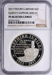 Great Britain 5 Pounds 2017 Queens Sapphire Jubilee - PIEFORT!!! NGC PF 66 Ultra Cameo