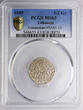 Poland / Lithuania Lithuanian Polgrosz (1/2 Grosza) 1549 Zygmunt II August 1545-1572 PCGS MS 63