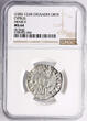 Crusaders, Lusignan Kingdom of Cyprus Gros grand ND Henry II (1285–1324 AD) NGC MS 64