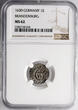Brandenburg - Prussia Schilling 1630 Georg Wilhelm NGC MS 62