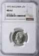 Bulgaria 1 Lev 1913 Ferdinand I NGC MS 62