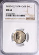 Egypt 5 Milliemes AH 1342 / AD 1924 H Fuad I NGC MS 64
