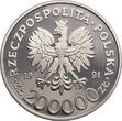Poland 200000 Zlotych 1991 Albertville 1992 PP