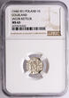 Courland / Kurland Schilling ND Jacob Kettler 1642-1680 NGC MS 63
