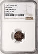 Spain, Ferdinand VI 1 Maravedi 1747 Segovia NGC UNC Details