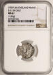 England / Anglo-Saxons Penny, Short Cross type 1029-1036 AD Cnut / London mint / Godric NGC MS 61
