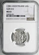 Poland 1/2 Groschen (Polgrosz) ca. 1396-1398 Wladyslaw II Jagiello 1386-1434 NGC MS 63