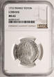 France, Lorraine AR Teston 1712 Leopold I 1690-1729 NGC MS 63